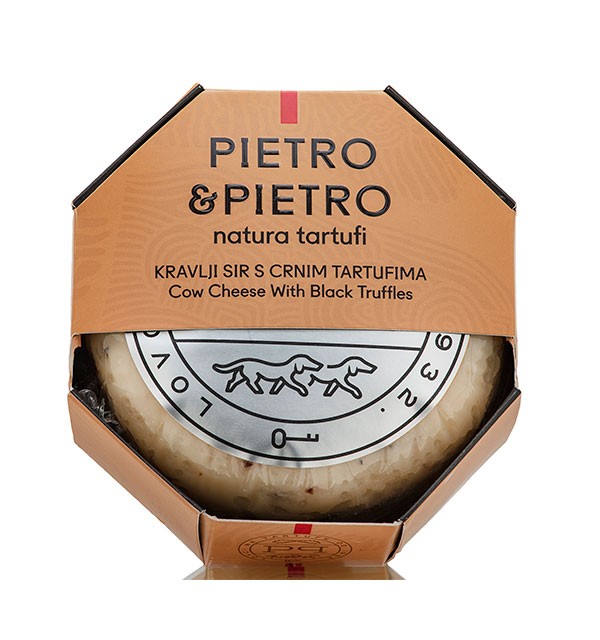 Cow cheese with black truffle, Pietro & Pietro by Natura Tartufi
