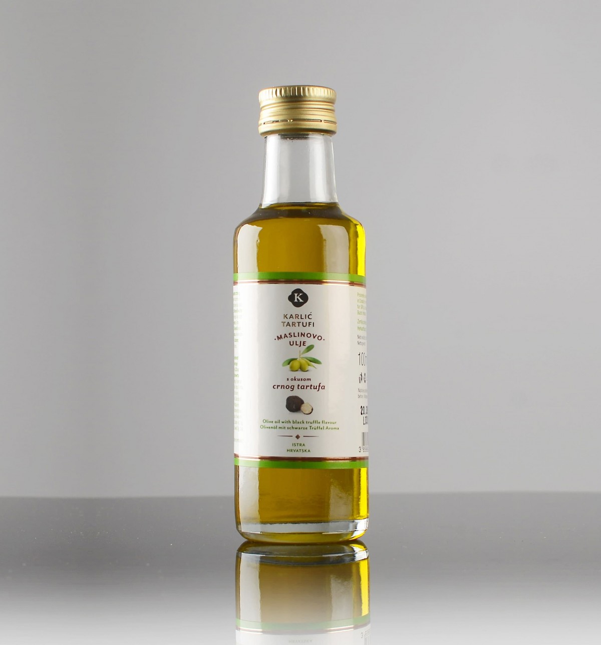 Olive oil with black truffle flavor, Karlić Tartufi