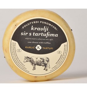Cow cheese with white truffle, Karlić Tartufi