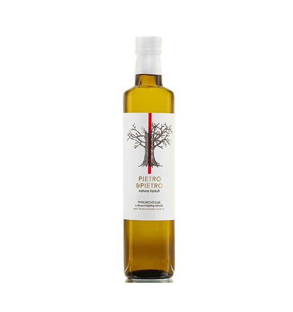 Olio di oliva aromatizzato al tartufo bianco, Pietro & Pietro by Natura Tartufi
