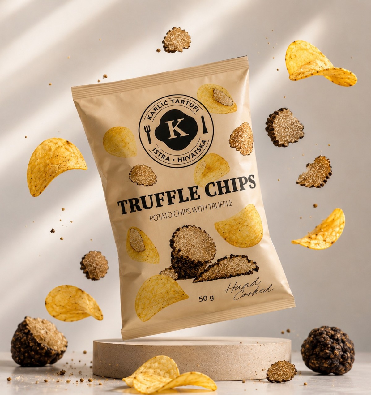 Patatine al tartufo, Karlić Tartufi