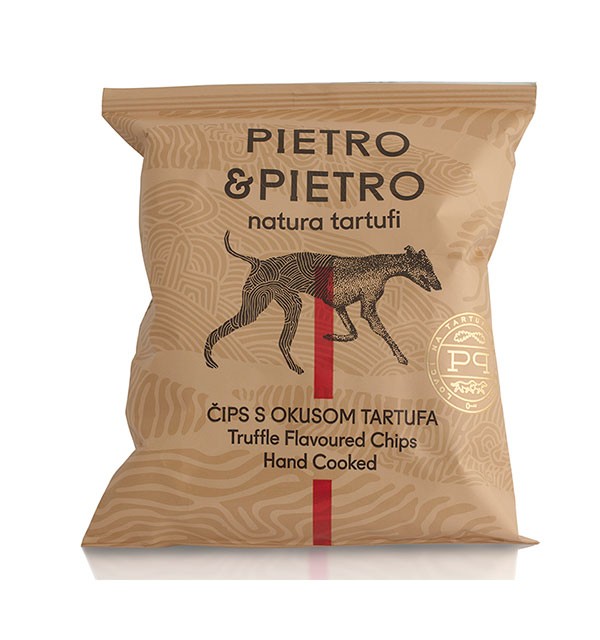 Chips (patatine) gusto tartufo, Pietro & Pietro by Natura Tartufi

